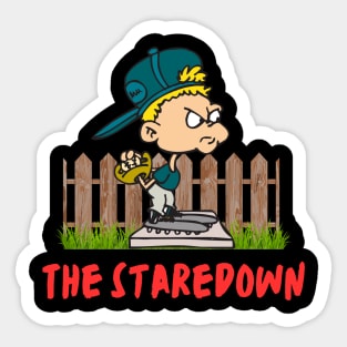 The staredown Sticker